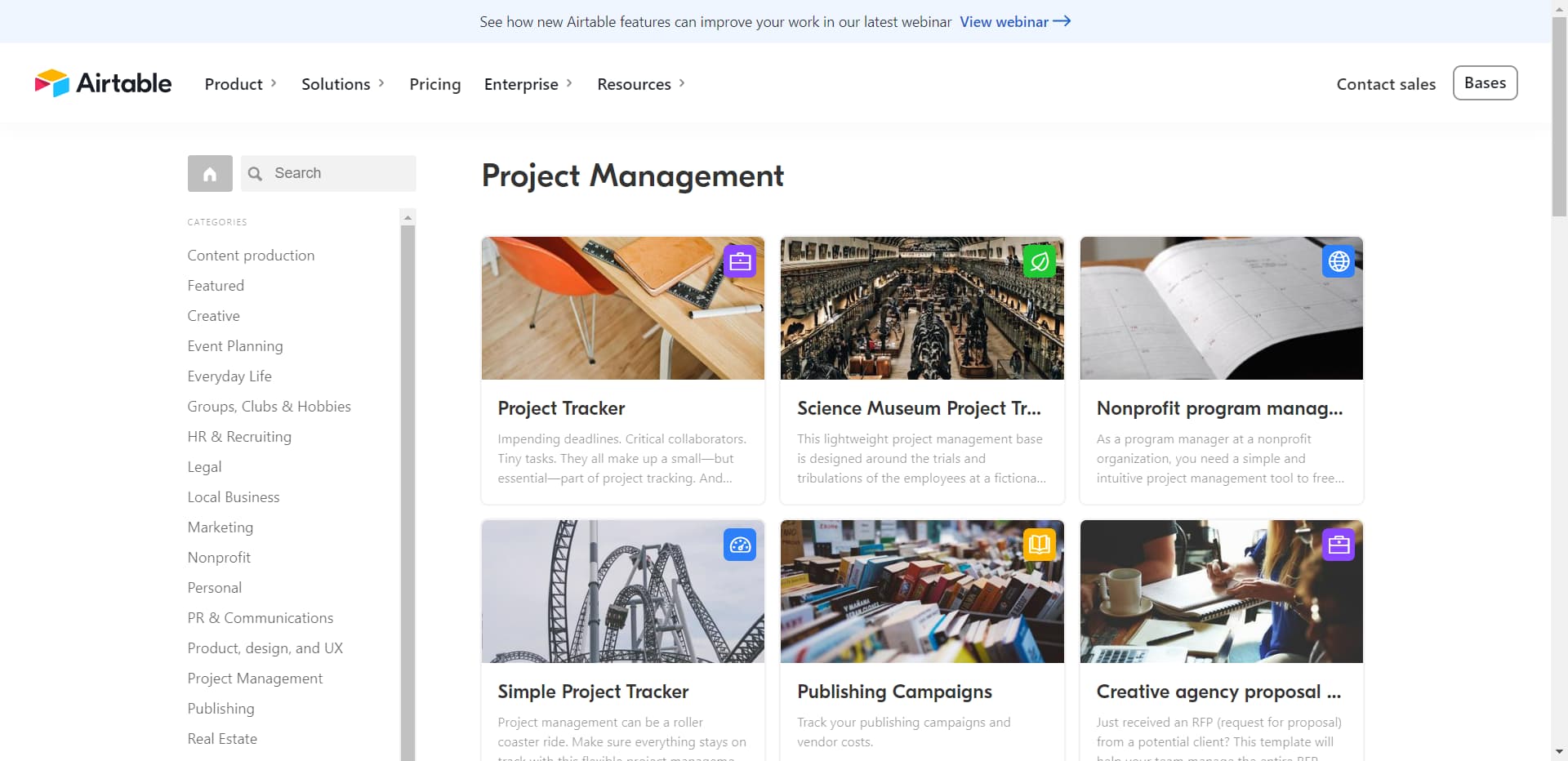 Airtable area Document templates screenshot