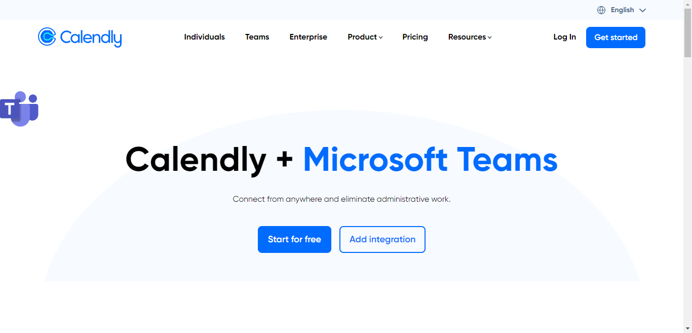Calendly area Scheduling integration screenshot
